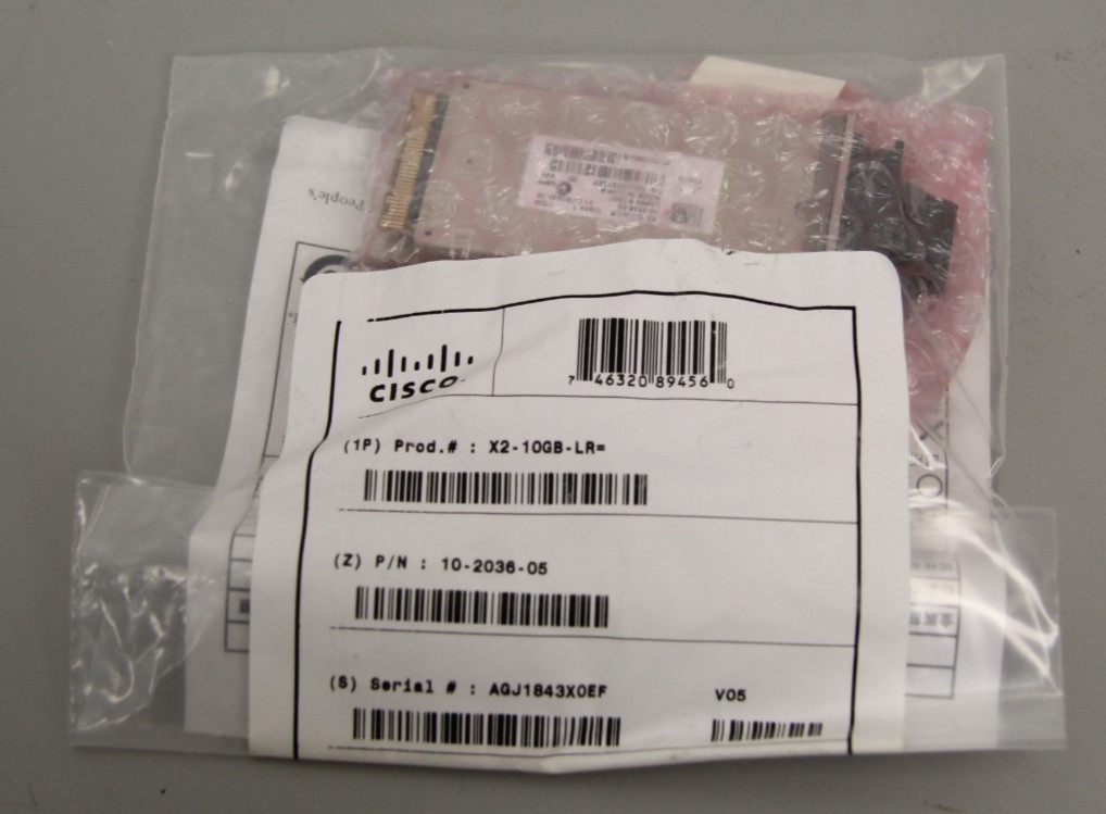 Brand New Cisco X2-10GB-LR-TP 10GBase-LR X2 10GbE  SMF Transceiver Module