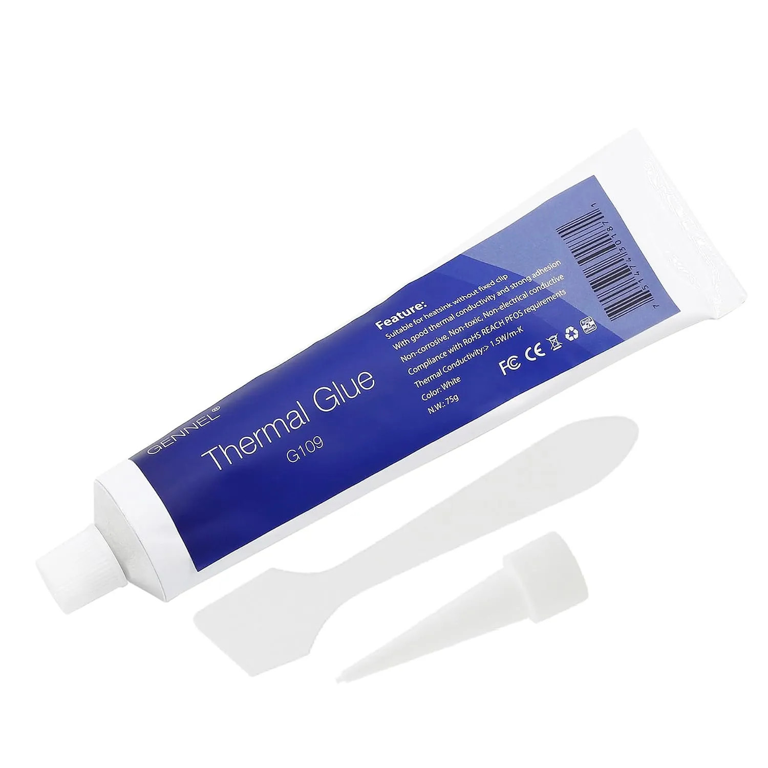 75g Thermal Conductive Epoxy Heatsink Adhesive Glue For LED GPU Chipset Cooling