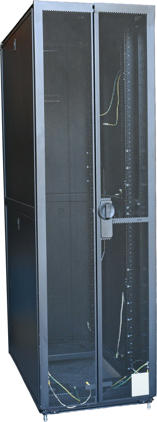 HP Rittal A642 1075 G2 P9K08A 863179-001 42 U/U server rack Front doors bent