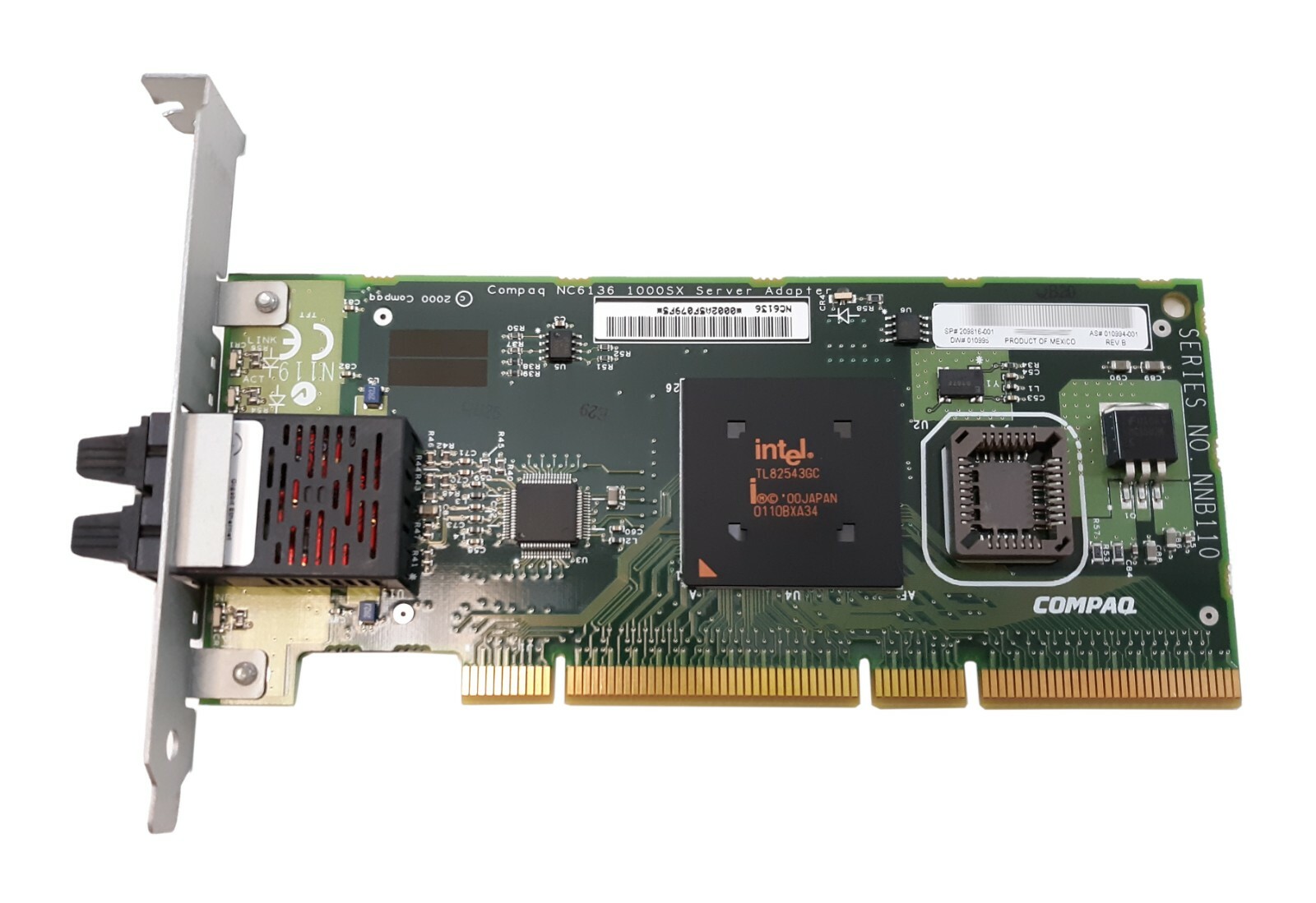 HP Compaq NC6136 NIC Gigabit server Adapter 1000SX 209816-001