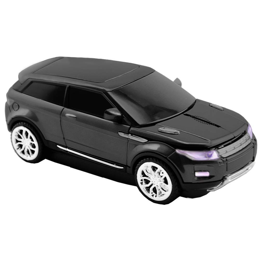 3C Light Car Mouse Wireless 2.4GHz Sport SUV Shape Optical 1600 DPI Black