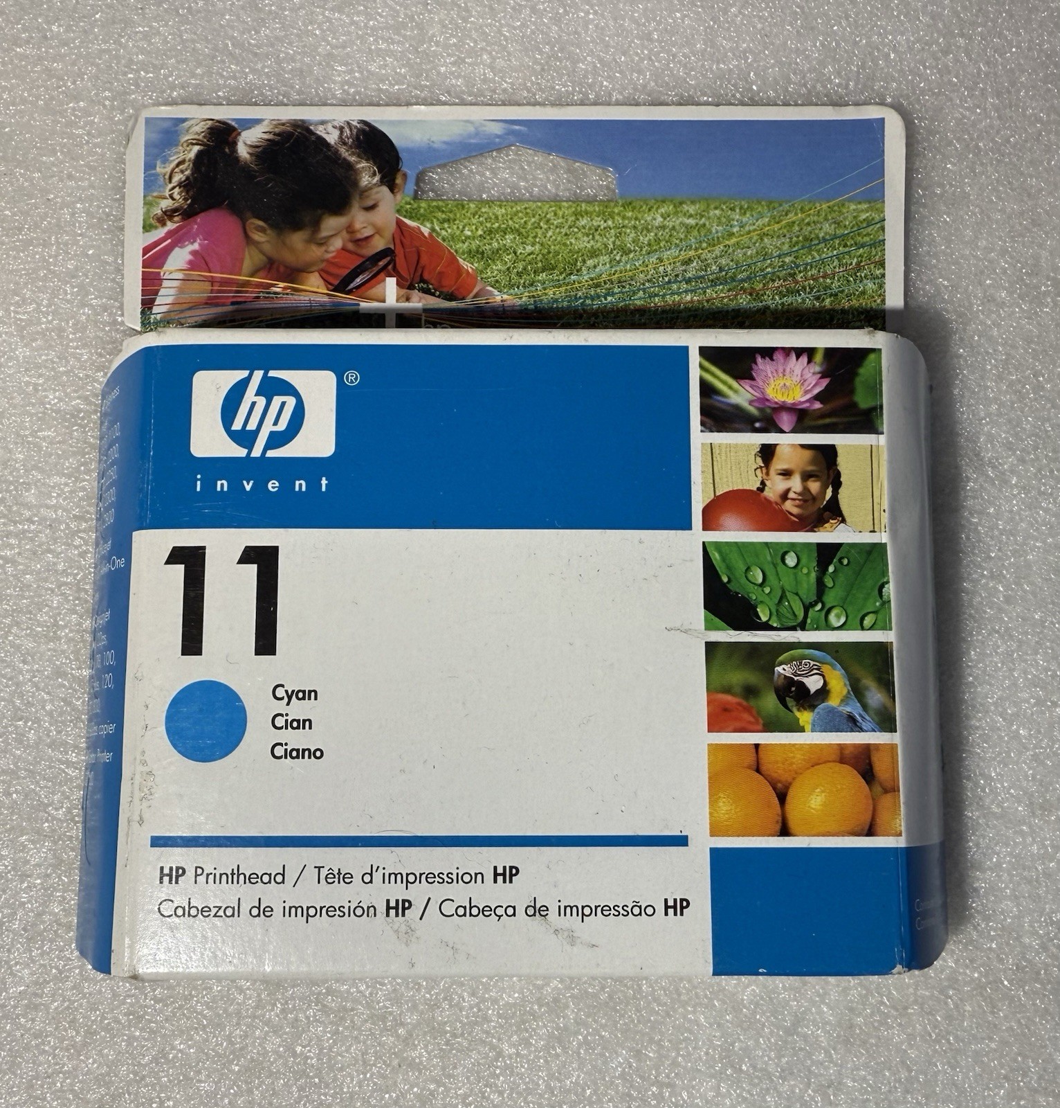 New HP 11 Cyan Ink Printhead C4811A Original For Ink Jet NOS