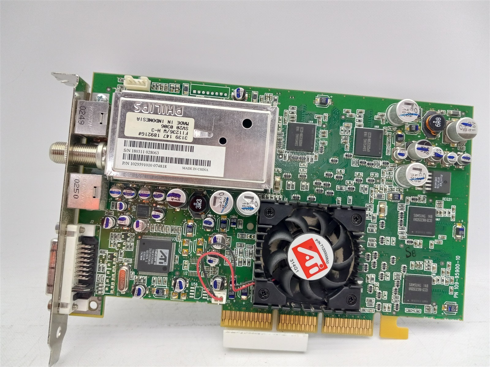 Vintage ATI All-in-Wonder Radeon 9000 64MB AGP Video Card