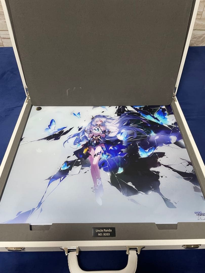 Uncle Panda Butterfly Ruin Glass Mousepad Unused