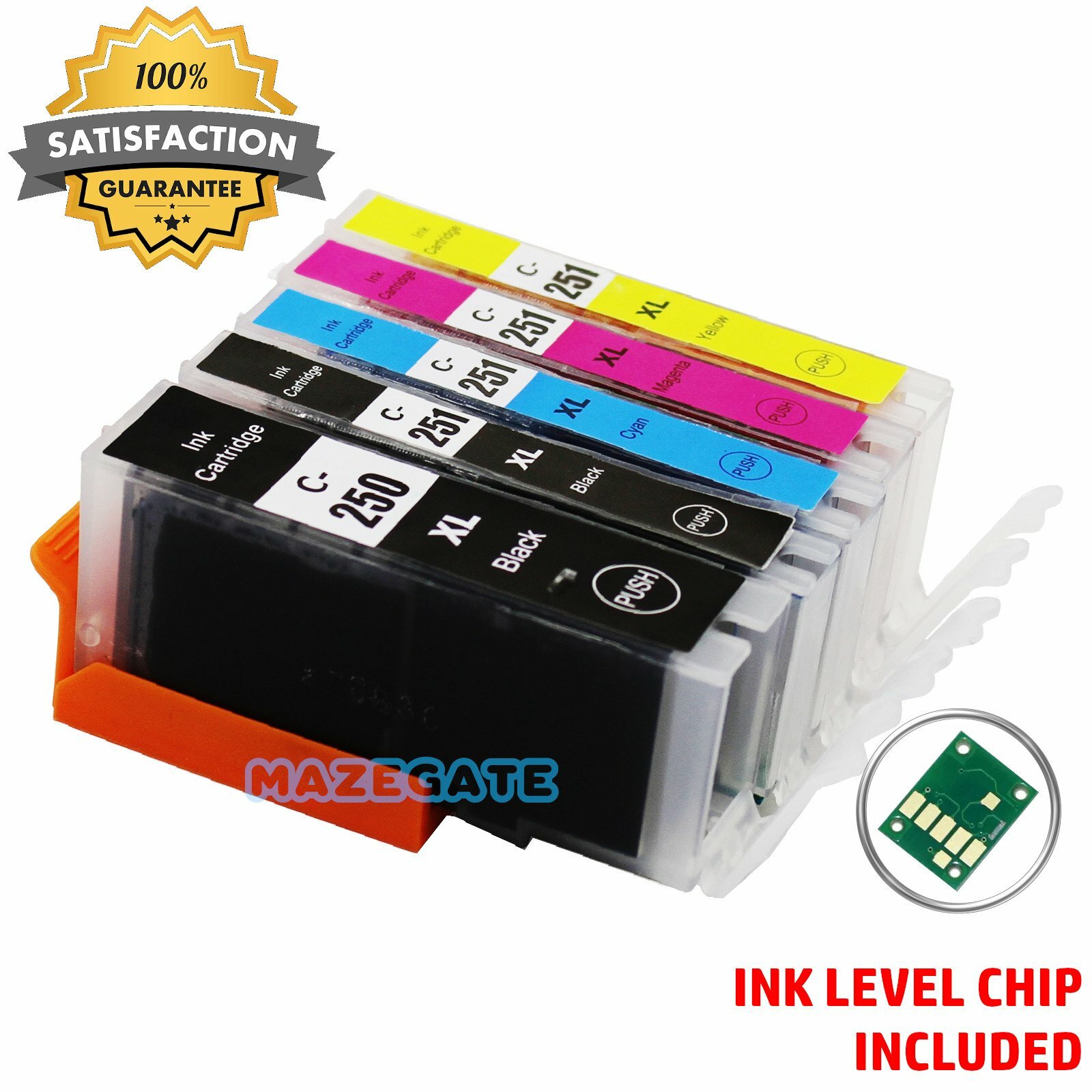 Ink Cartridges for Canon PGI-250XL CLI-251 XL Pixma MG5620 MG5520 MG6620 MX922