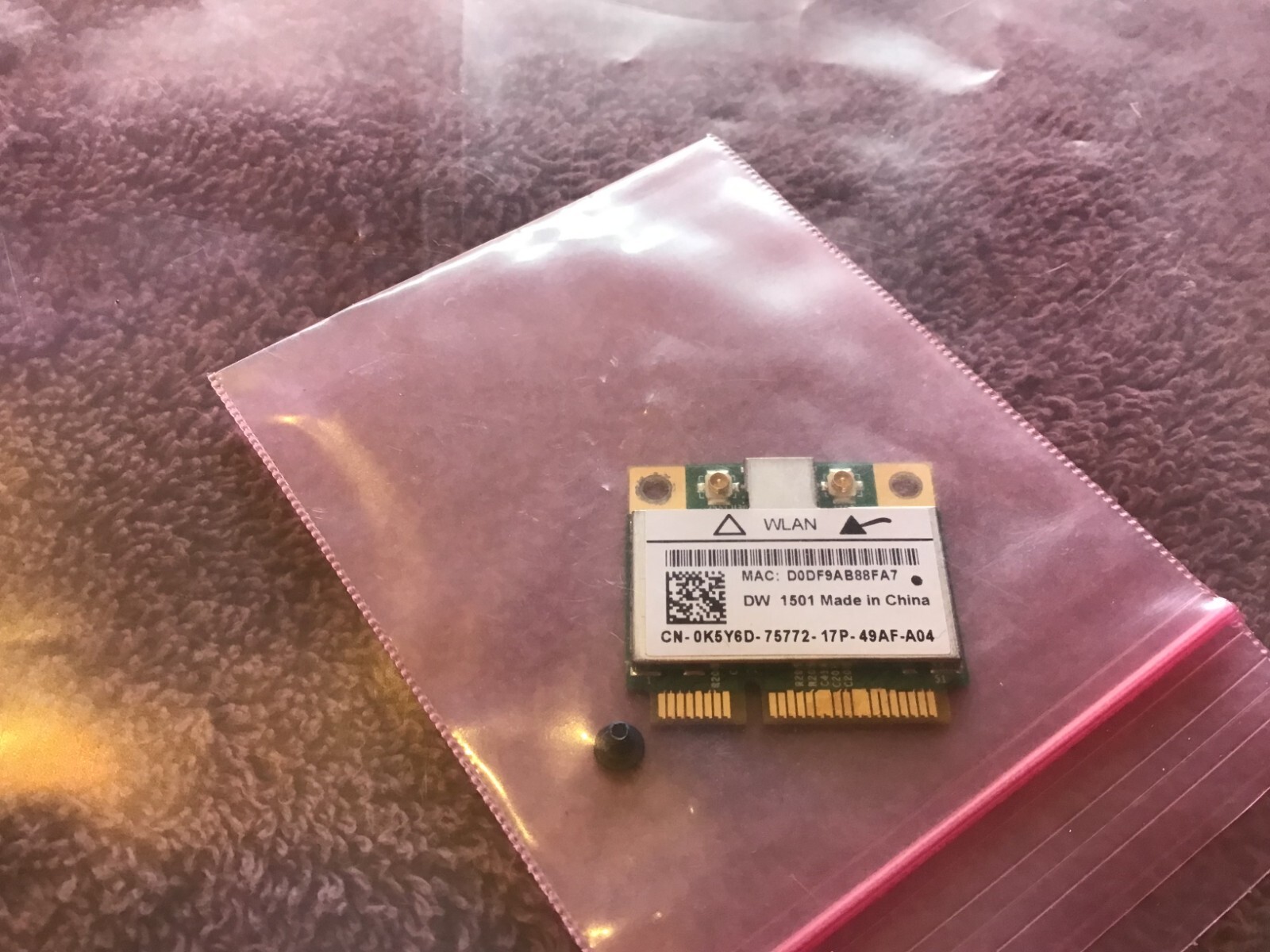 Genuine Dell Latitude E6520 K5Y6D GENUINE ORIGINAL DELL WIRELESS CARD