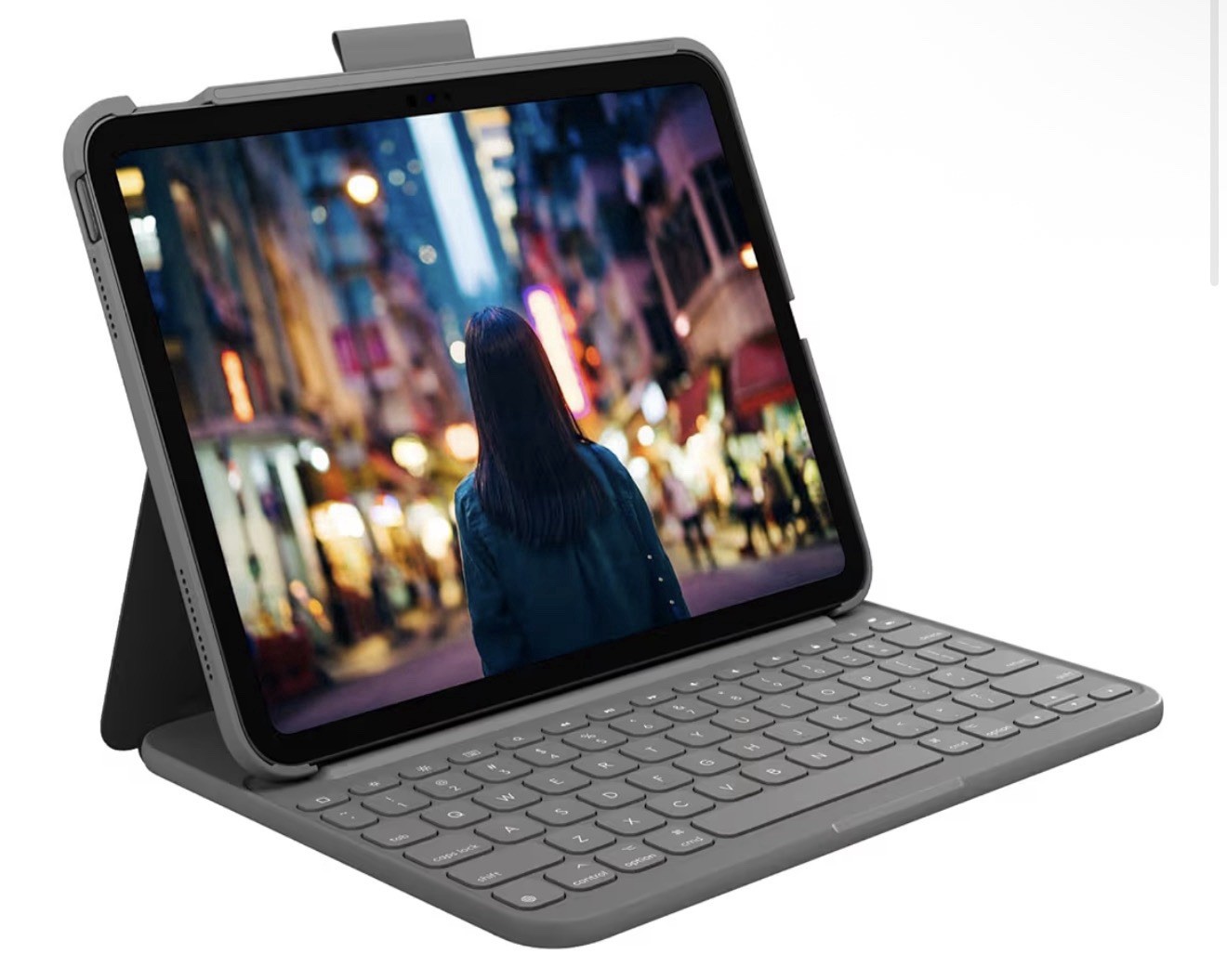 Logitech Slim Folio Keyboard Case for iPad (10th Gen) - Wireless Keyboard