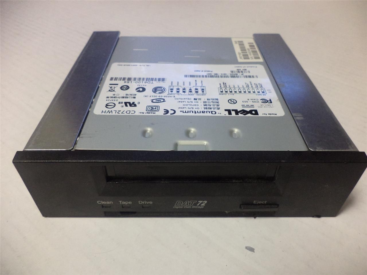 NW740 Dell Quantum CD72LWH DDS5 SCSI Tape Drive TD6100-195 0NW740 68pin WIDE