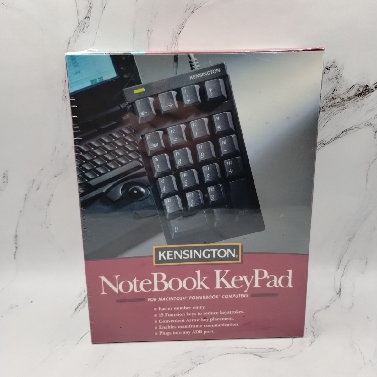 Vtg Kensington Notebook Keypad For Macintosh Powerbook Computers Sealed #64098