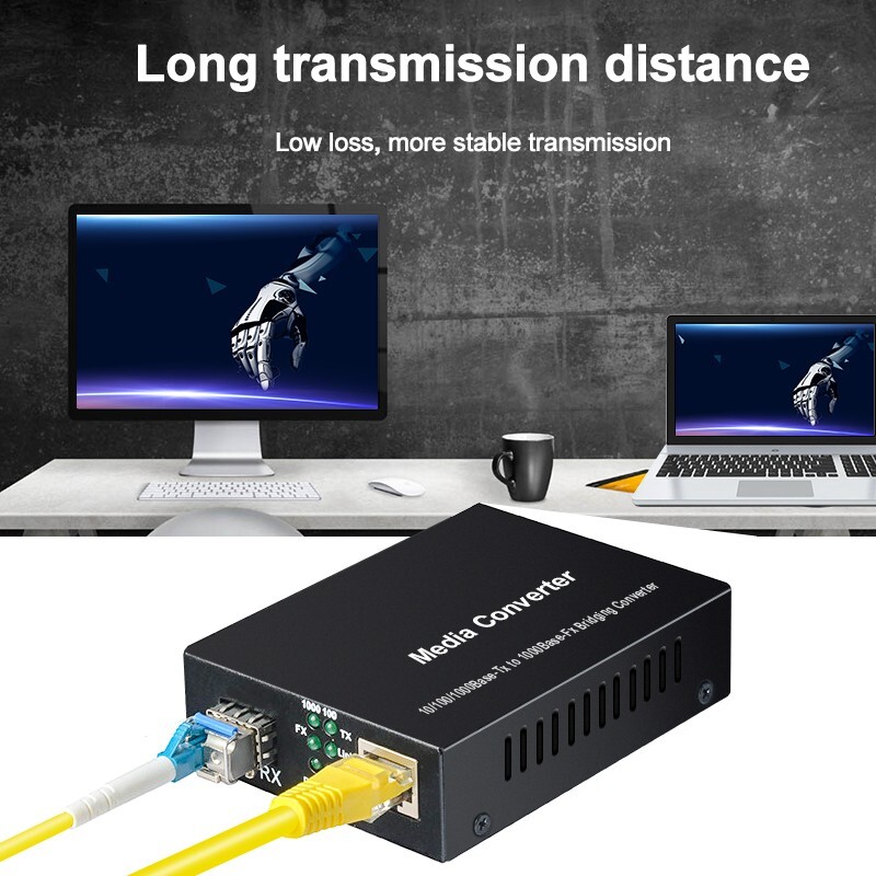Ethernet Media Converter mediaconverter: SFP slot (port) to 10/100/1000 RJ45 1PC