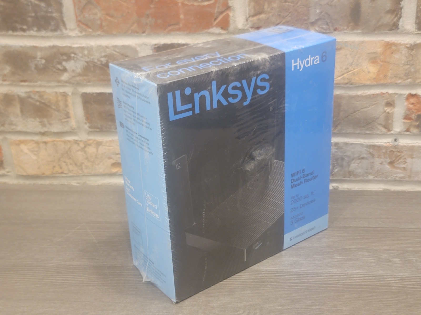 New Sealed Linksys Hydra 6 Dual-Band Mesh AX3000 WiFi 6 Router MR2000 MR20EC