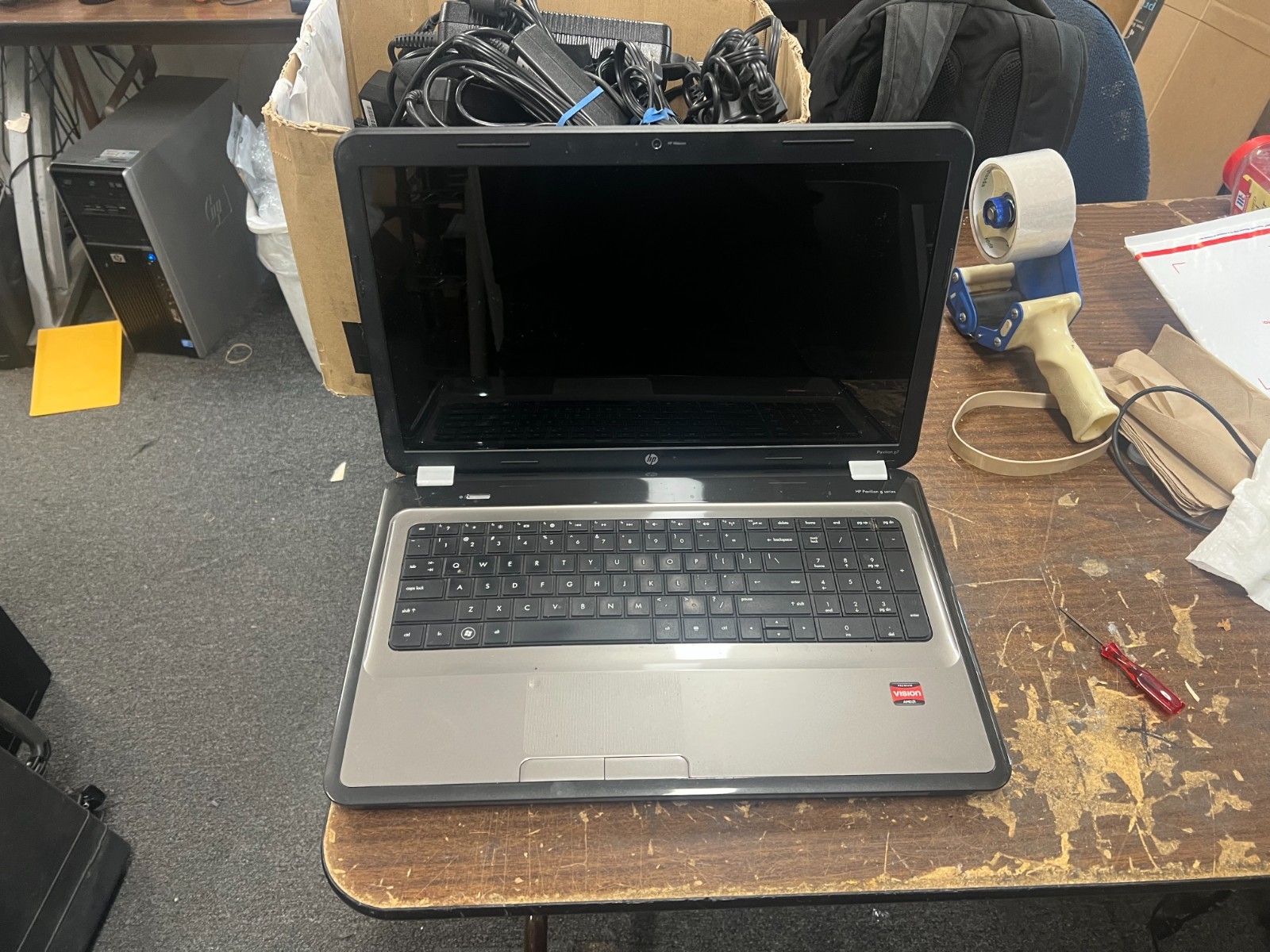 HP Pavillion HSTNN-Q70C No OS No HDD No RAM No Battery Parts only no specs