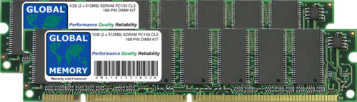 1GB 2x512MB SDRAM PC133 168-PIN YAMAHA MOTIF ES6 / ES7 / ES8 SYNTHESIZER RAM KIT