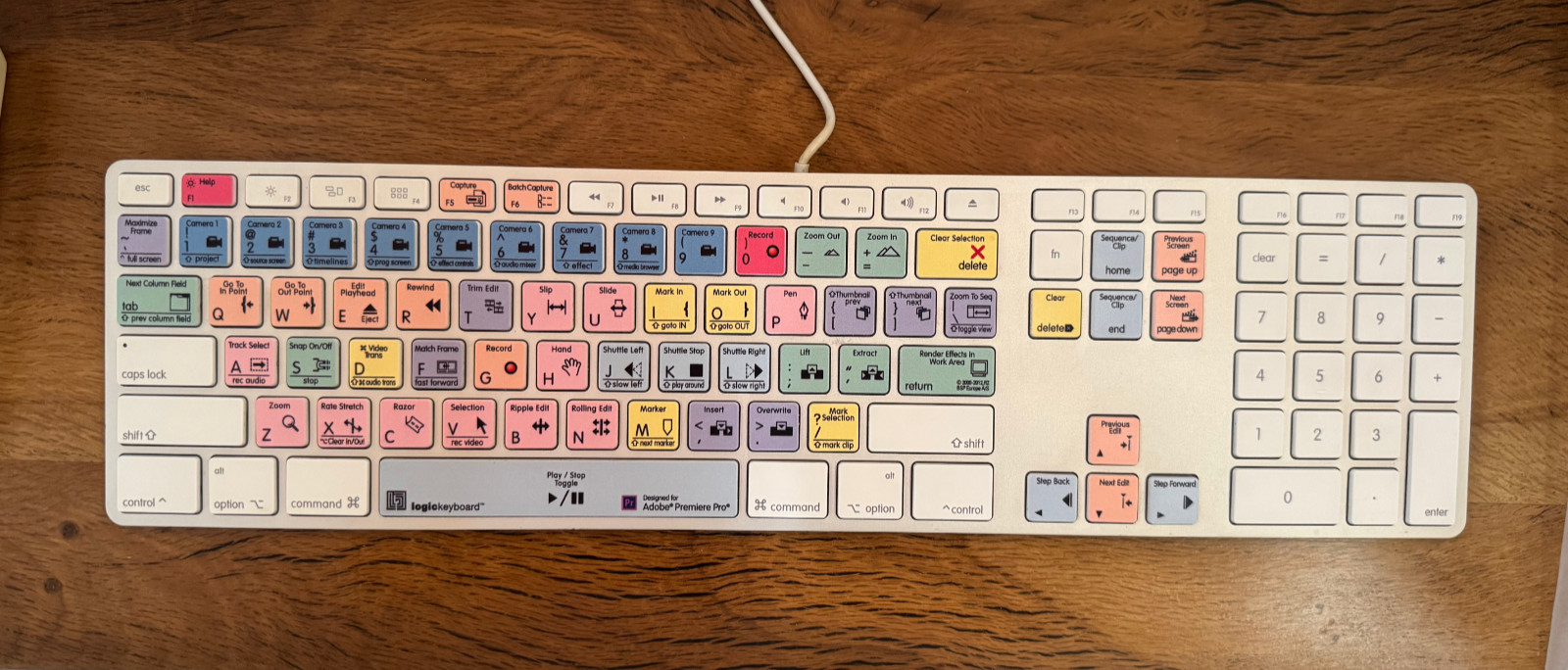 LogicKeyboard Adobe Premiere Pro, Aluminum for Mac, great condition