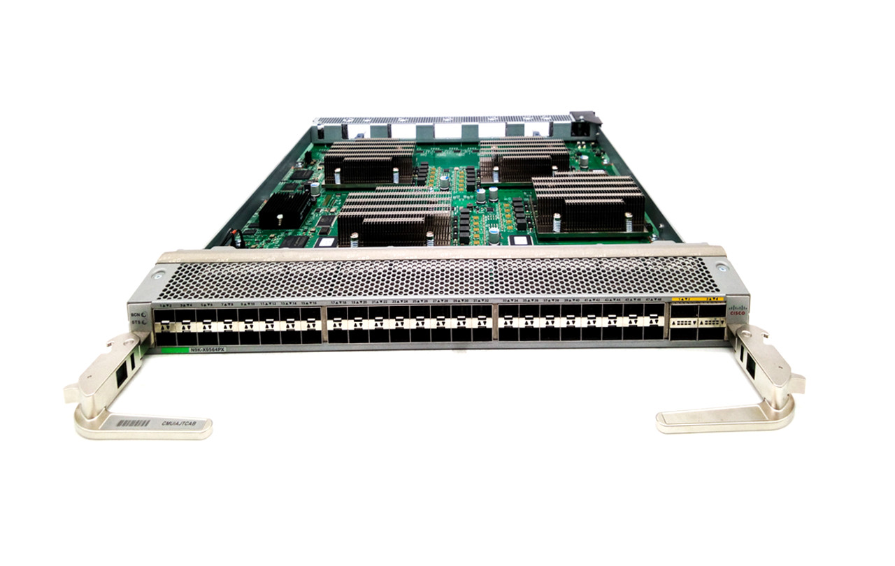 Cisco Nexus 9500-series N9K-X9564PX VXLAN 48P 1/10GbE SFP+ 4P QSFP+ Line Card