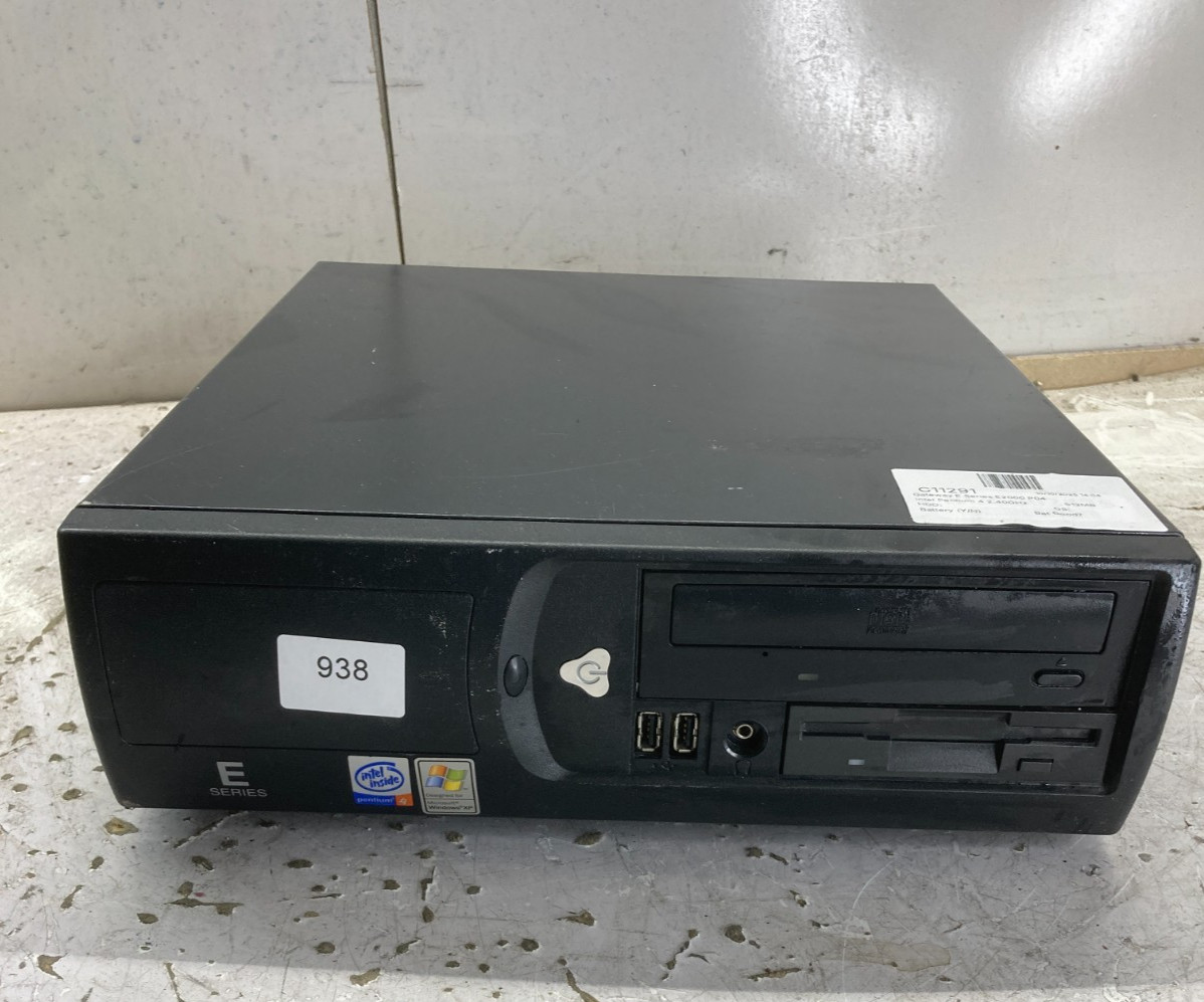 Gateway E Series E2000 P04 Intel Pentium 4 2.40GHz 512MB NO HDD