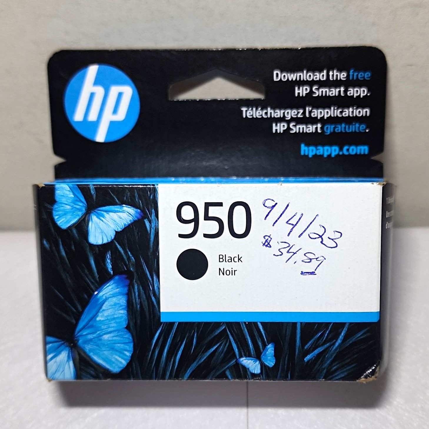 HP 950 *NOS* Genuine Original Black Inkjet Cartridge For HP CN049AN  *expired*