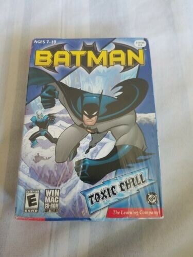 BATMAN Toxic Chill CD Rom  PC/MAC 2003 NEW SEALED