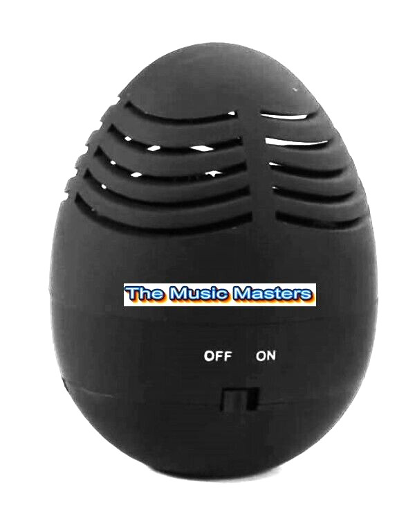 Egg Shape Mini Stereo Audio Tumbler SPEAKER Rechargeable USB 3.5mm Wired Black