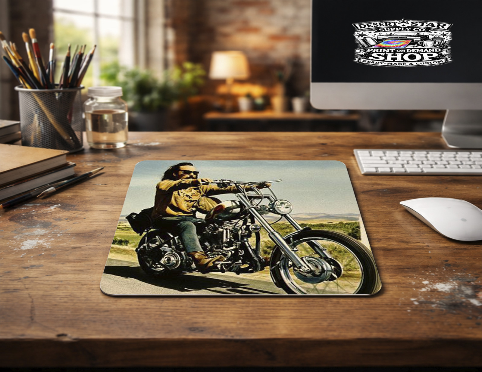 Custom Printed Mouse Pad – Non-Slip Rubber Base – Waterproof Fabric – Gaming