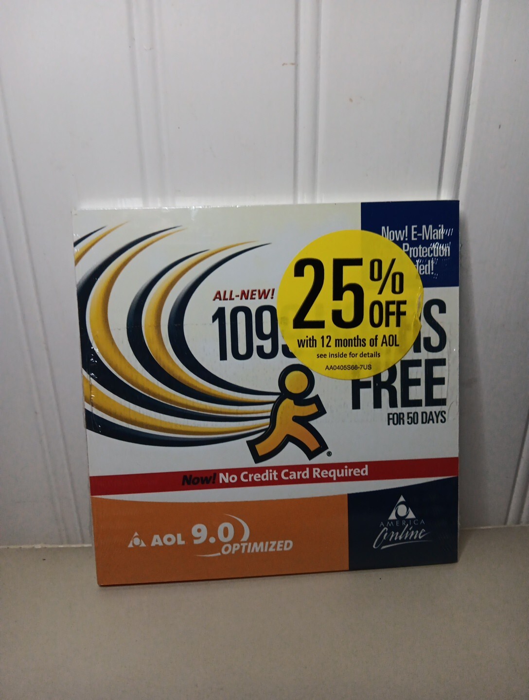 NEW 1099 Hours America Online AOL 9.0 Optimized Disc - Factory Sealed