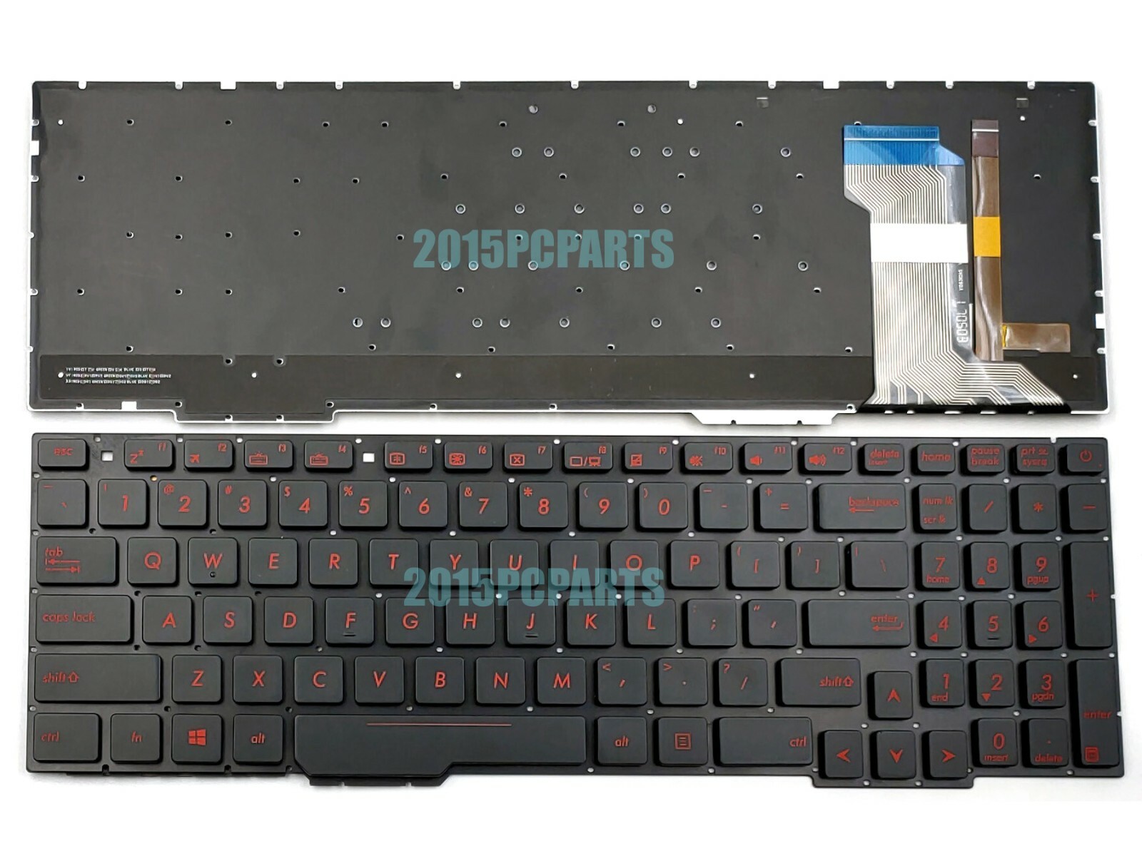 New Asus ROG Strix GL553VD GL553VE GL753VD GL753VE GL753VW Keyboard US Backlit