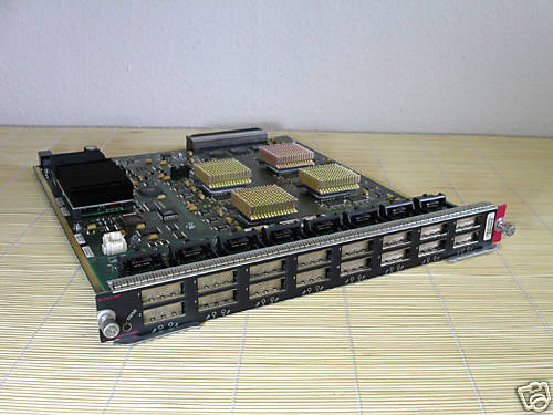 Cisco WS-X6416-GBIC 16-Port Gigabit Ethernet Module for Catalyst 6500 6000 Switch