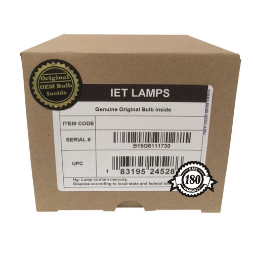 IET Genuine OEM Replacement Lamp for Hitachi CP-AW3005 Projector (Philips Bulb)