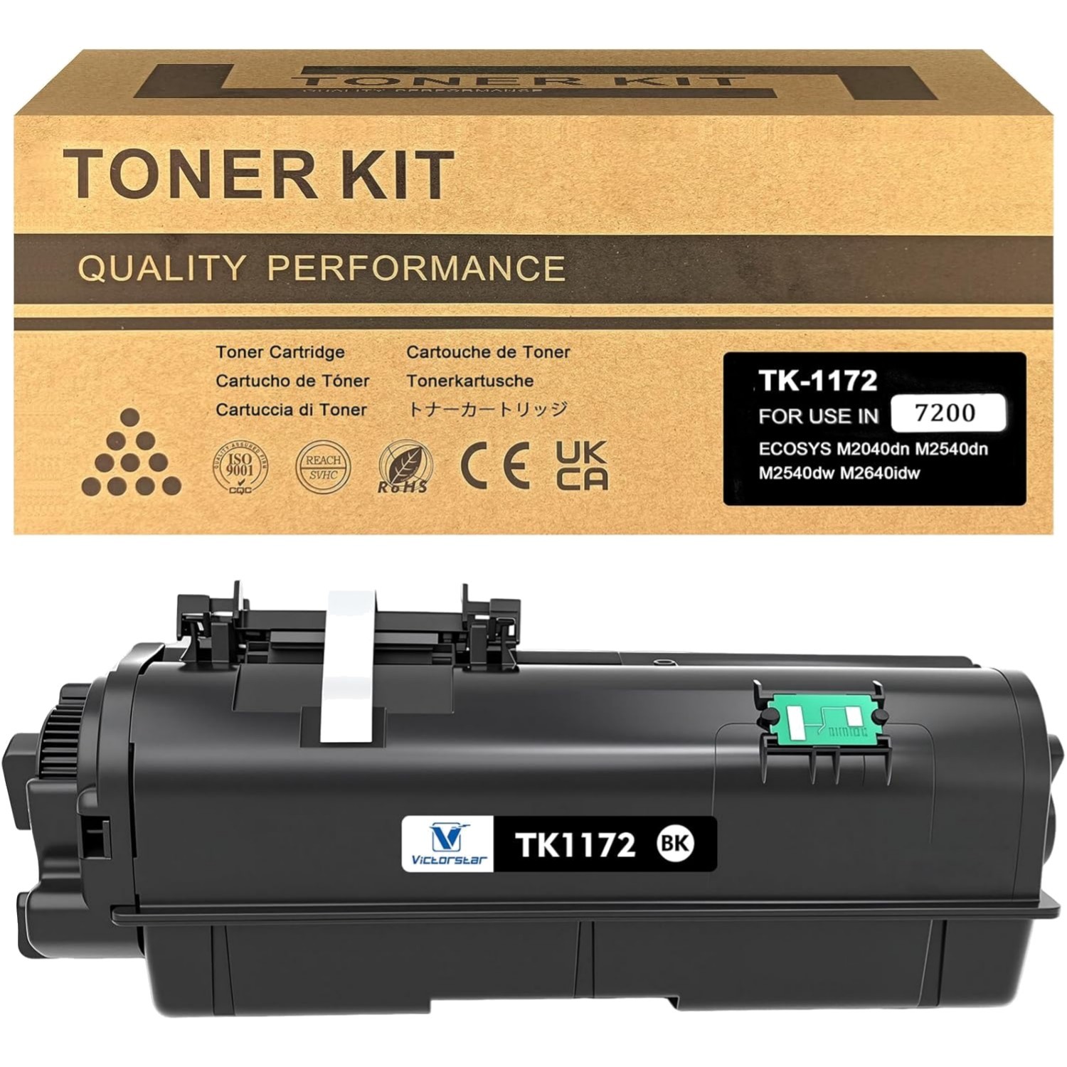 TK1172 Black Toner Cartridge - Ideal for Home & Office Kyocera Printers