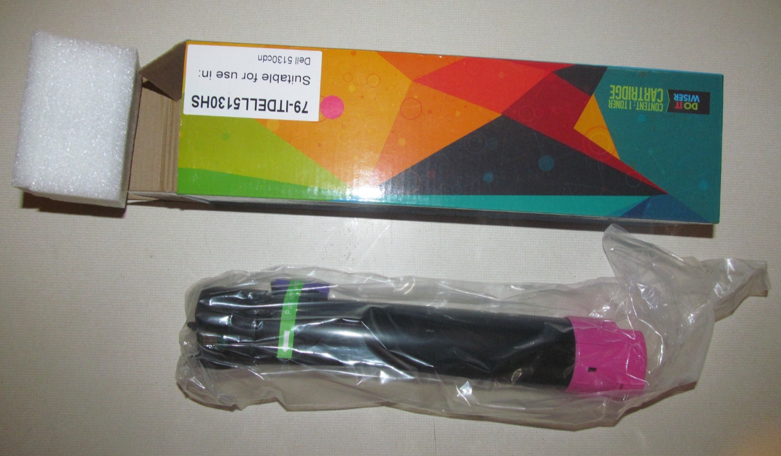 Do It Wiser MagentaToner Compatible w/ Dell 5130cdn 79-ITDELL5130HS New Open Box