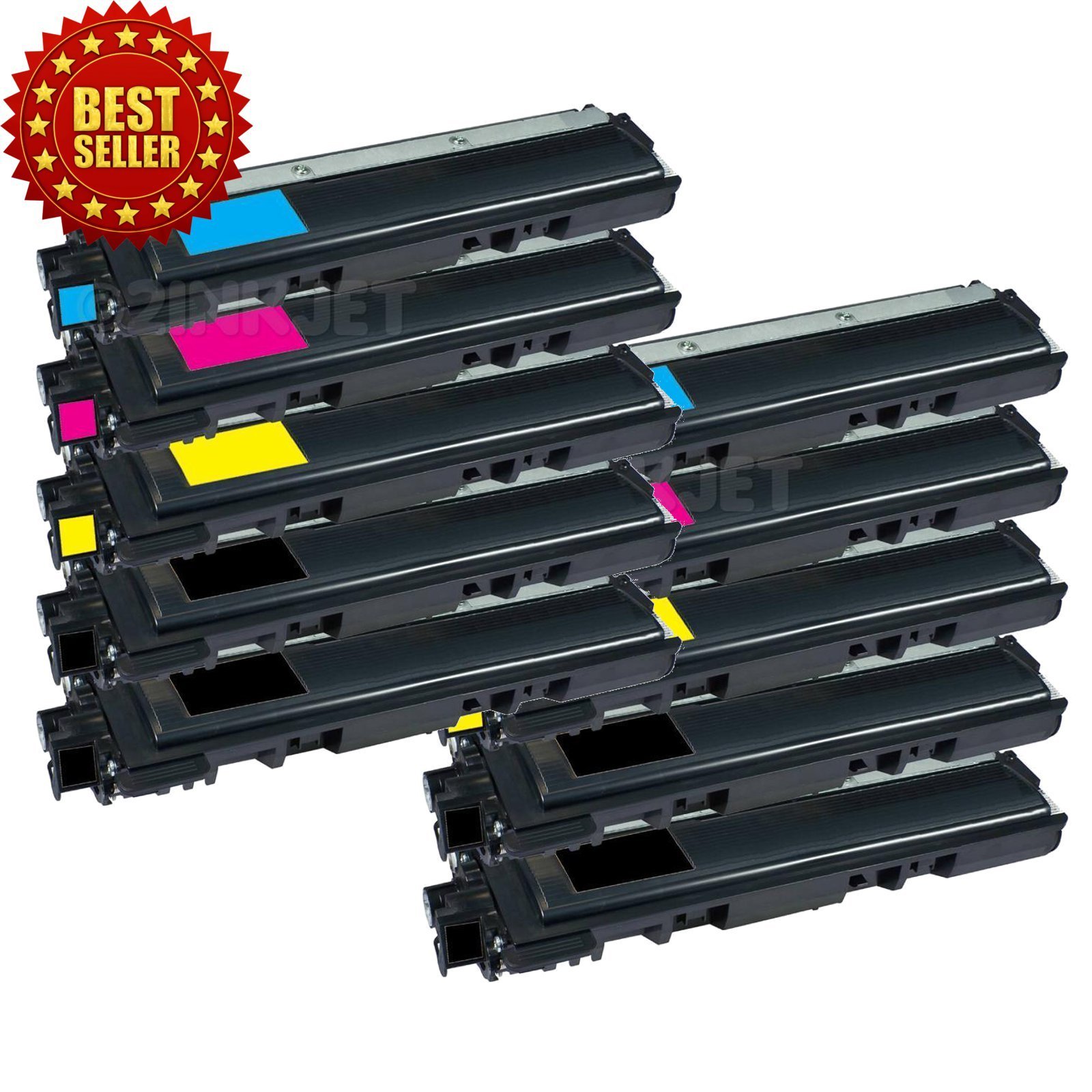 10pk TN221 TN225 Compatible Color Toner Cartridge For MFC-9130CW 9330CDW 9340CDW