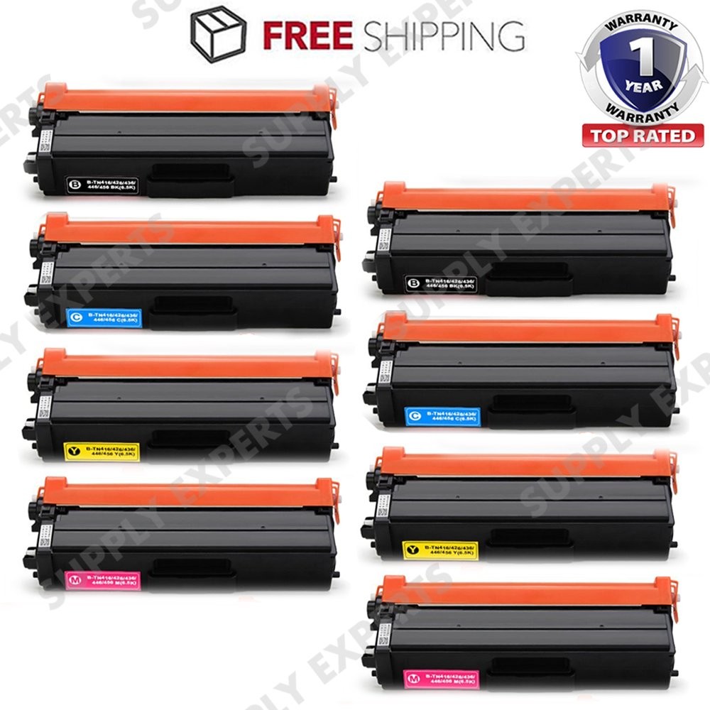 8PK TN436 TN433 Color Toner Set for Brother HL-L8260CDW HL-L8360CDW