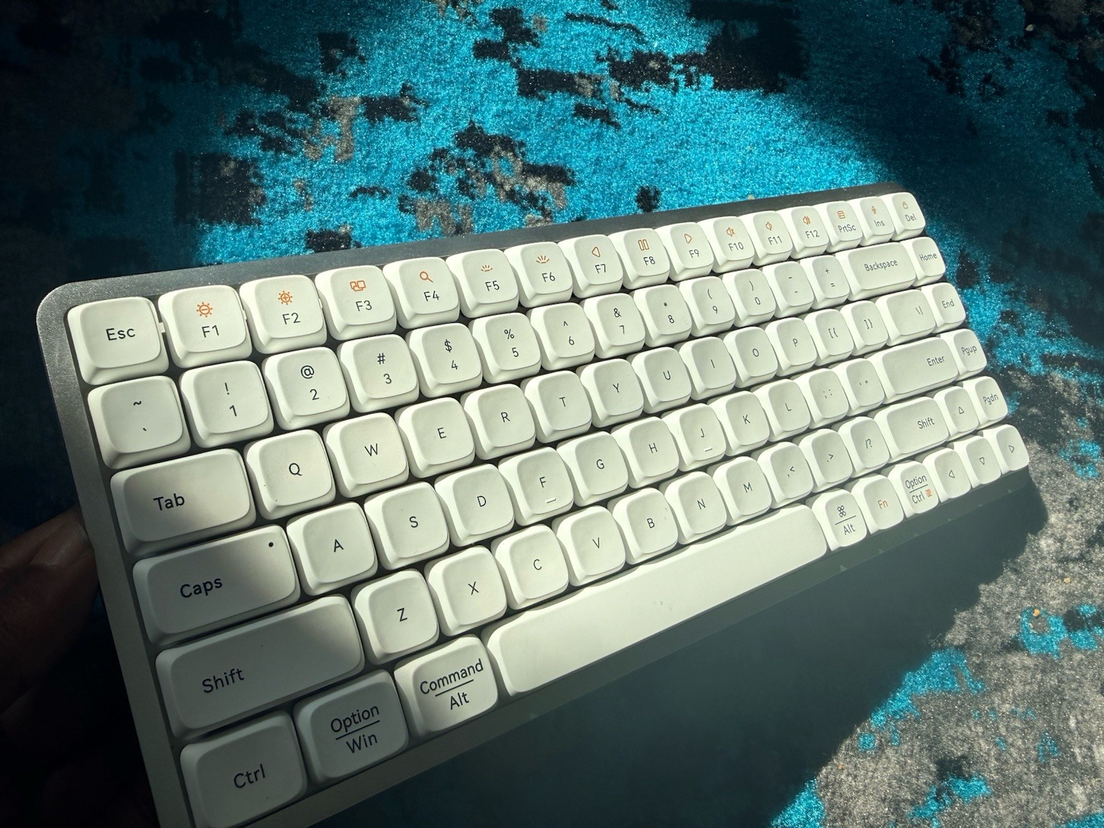 Lofree FLOW 84-Key Low Profile Mechanical Keyboard US Layout Silver