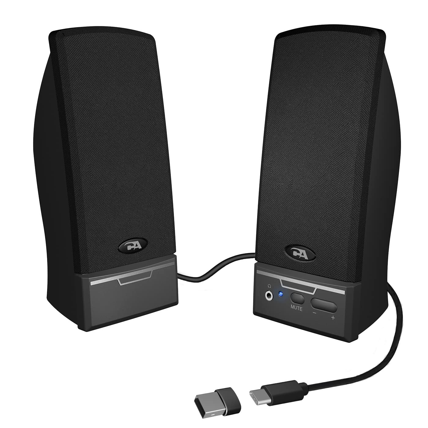 Cyber Acoustics CA-2014USB 2.0 Multimedia Desktop Computer Multicolor 