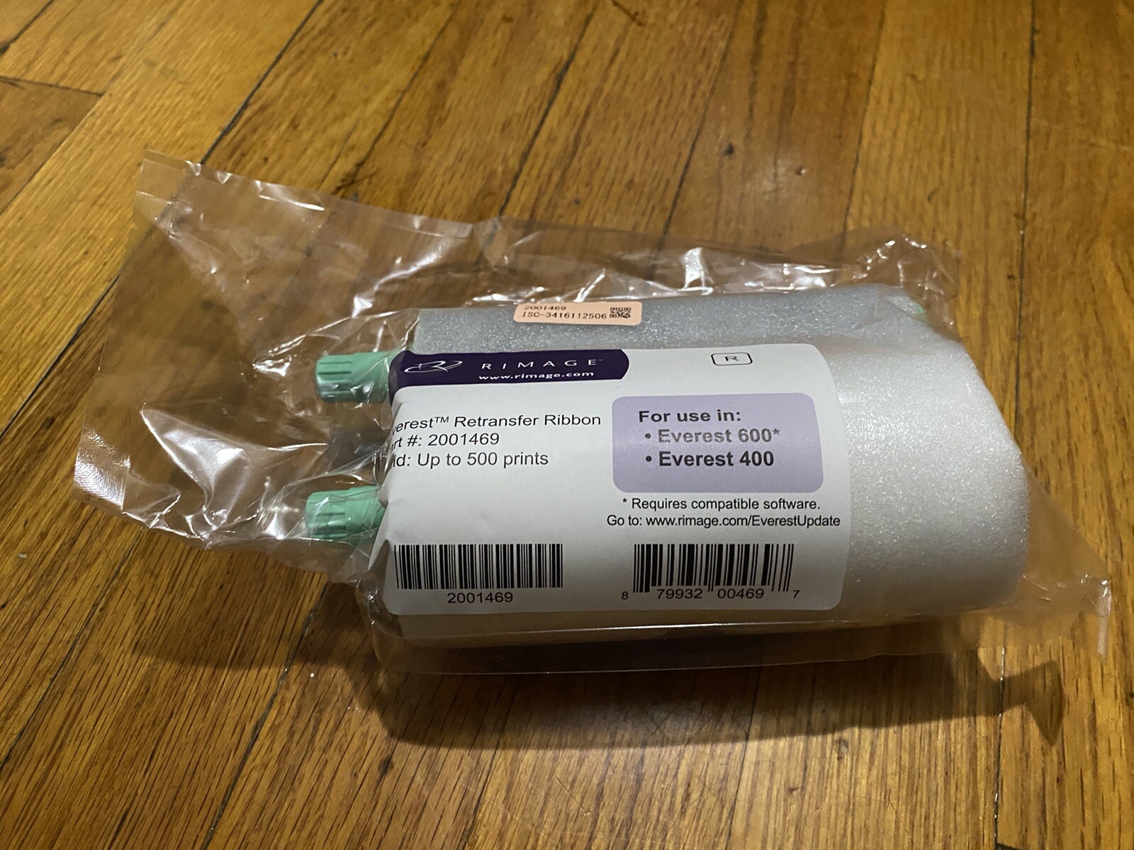 Rimage 2001469 Retransfer Ribbon for Everest 600/400 - Clear