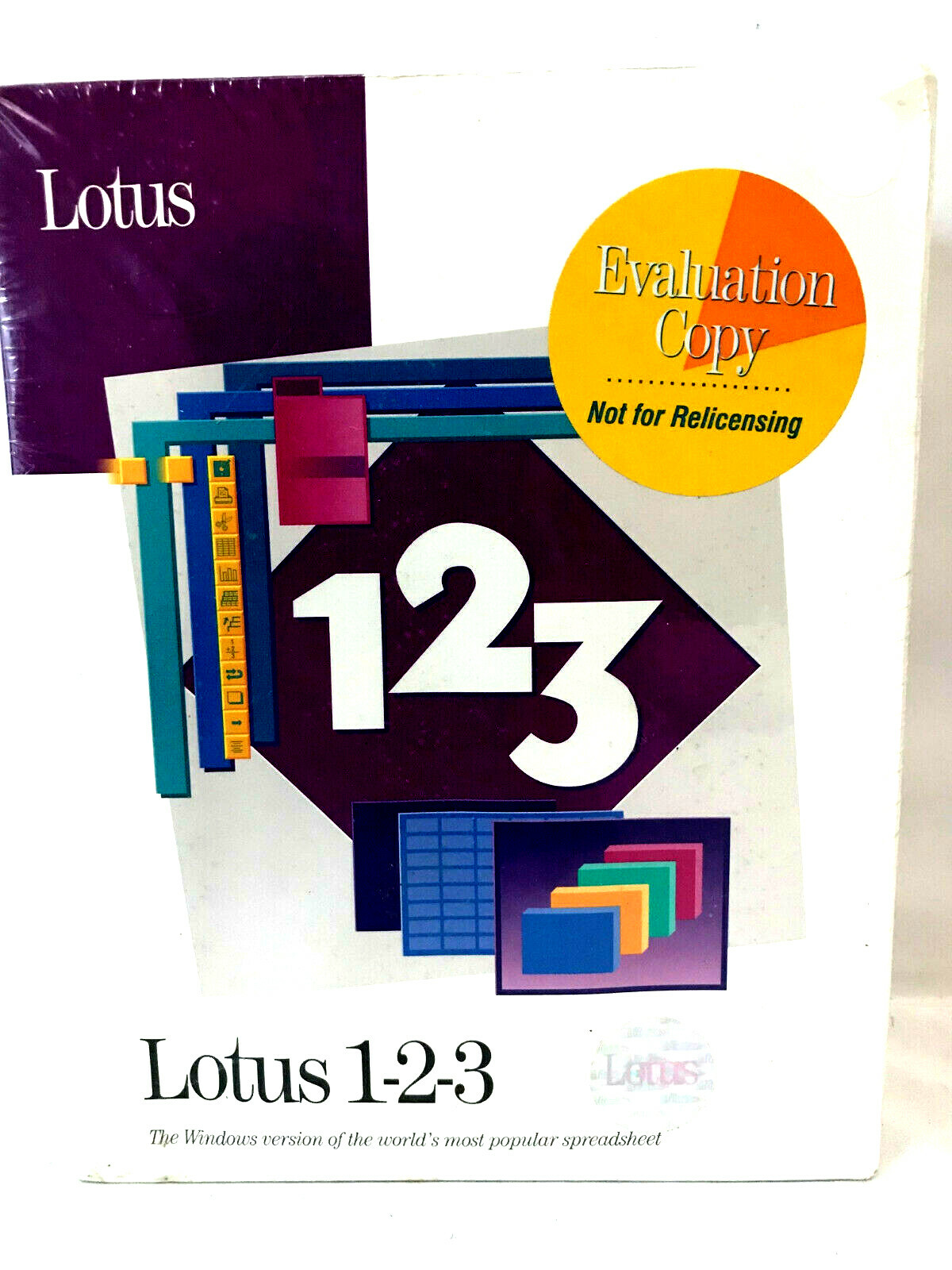 Lotus 1-2-3 For Windows IBM Compatible 3.5" 1.1 VTG Brand New Factory Sealed