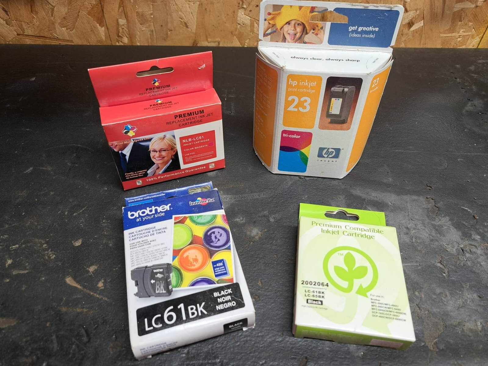 NIB Lot of 4 Printer Ink Packs Expired SHIPS WORLDWIDE