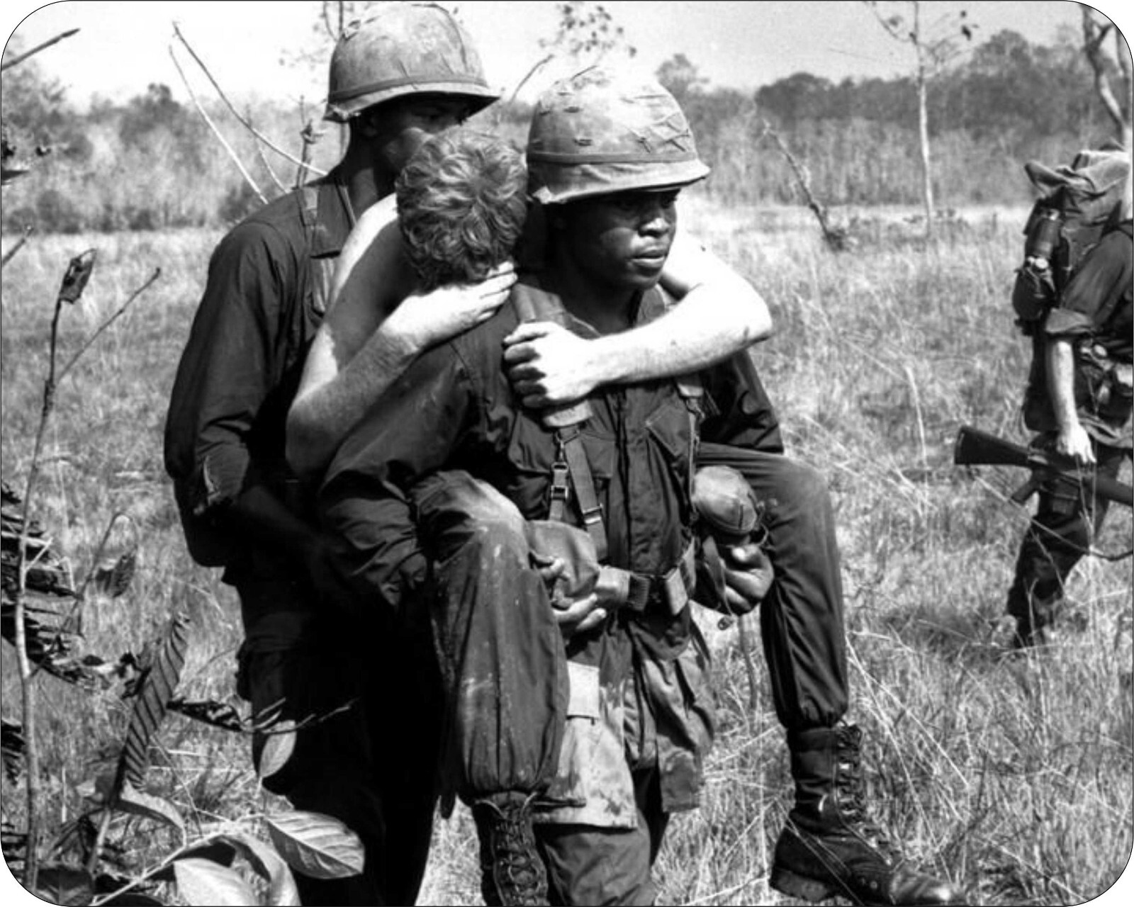 Vietnam War Rare Photo  art Mousepad  Mouse Pad Brave and patriotic Men