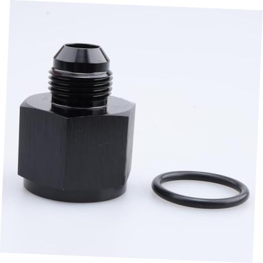 Female -12 AN to -8 AN Male Flare Reducer 12AN Female to 8AN Male Black