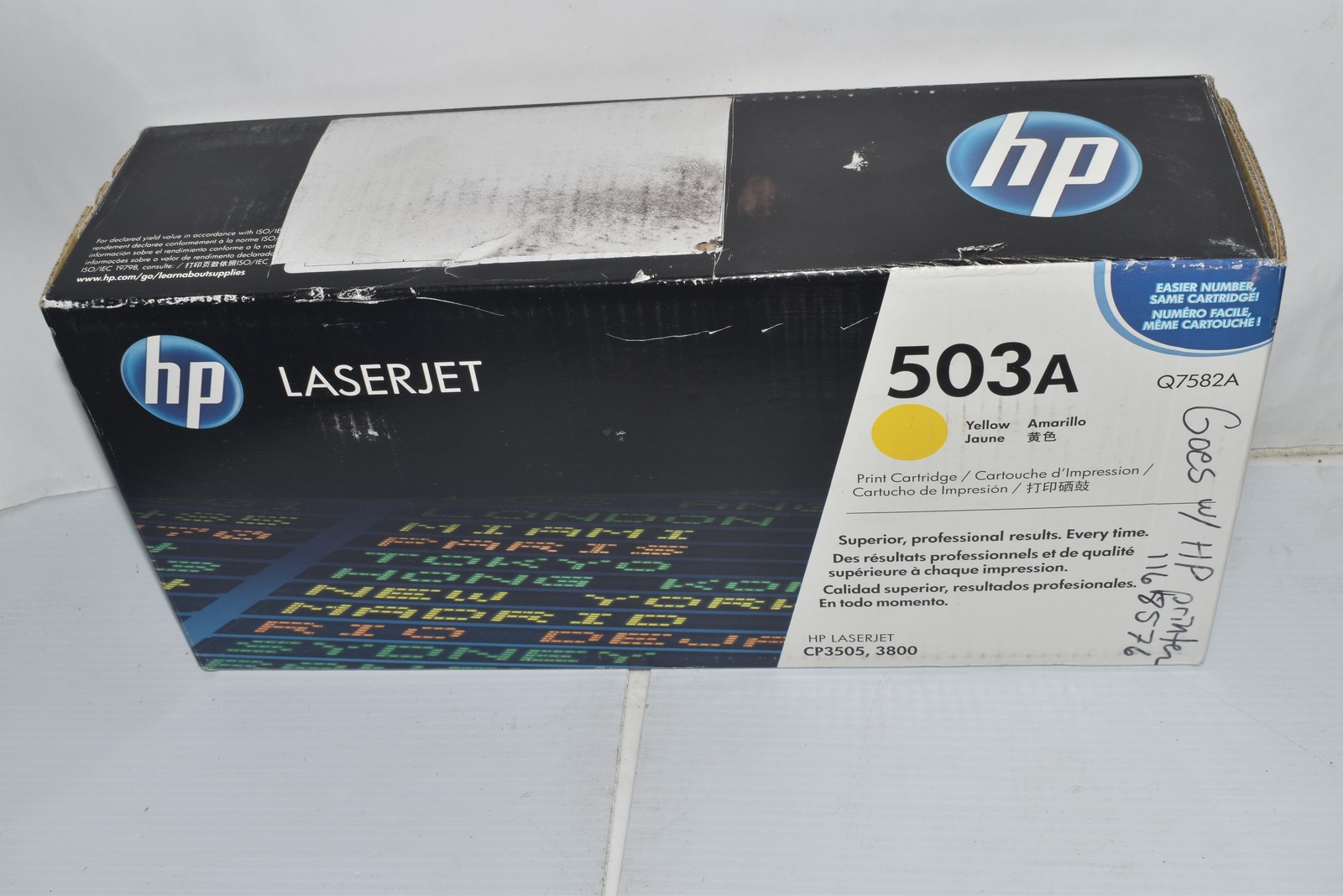 HP 125A Genuine OEM Full Set KCMY CB540A CB541A CB542A CB543A W/EXTRA BLK(#3890)