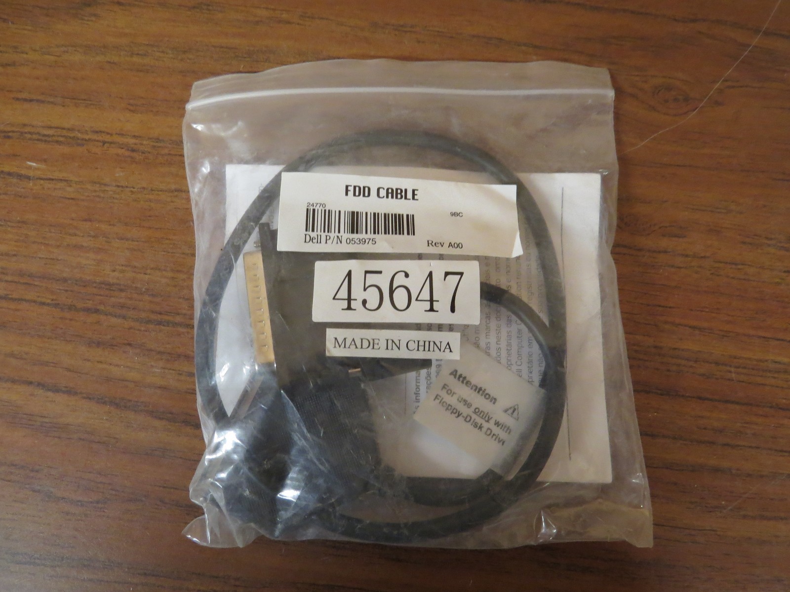 + Dell Latitude C- Series FDD (Functional Decision Diagram) Cable Model# 45647