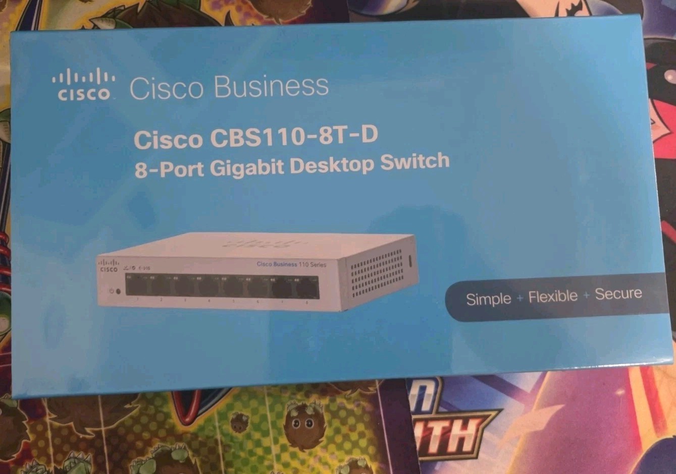 Cisco Business CBS110-8T-D Unmanaged Switch, 8 Port GE, Desktop