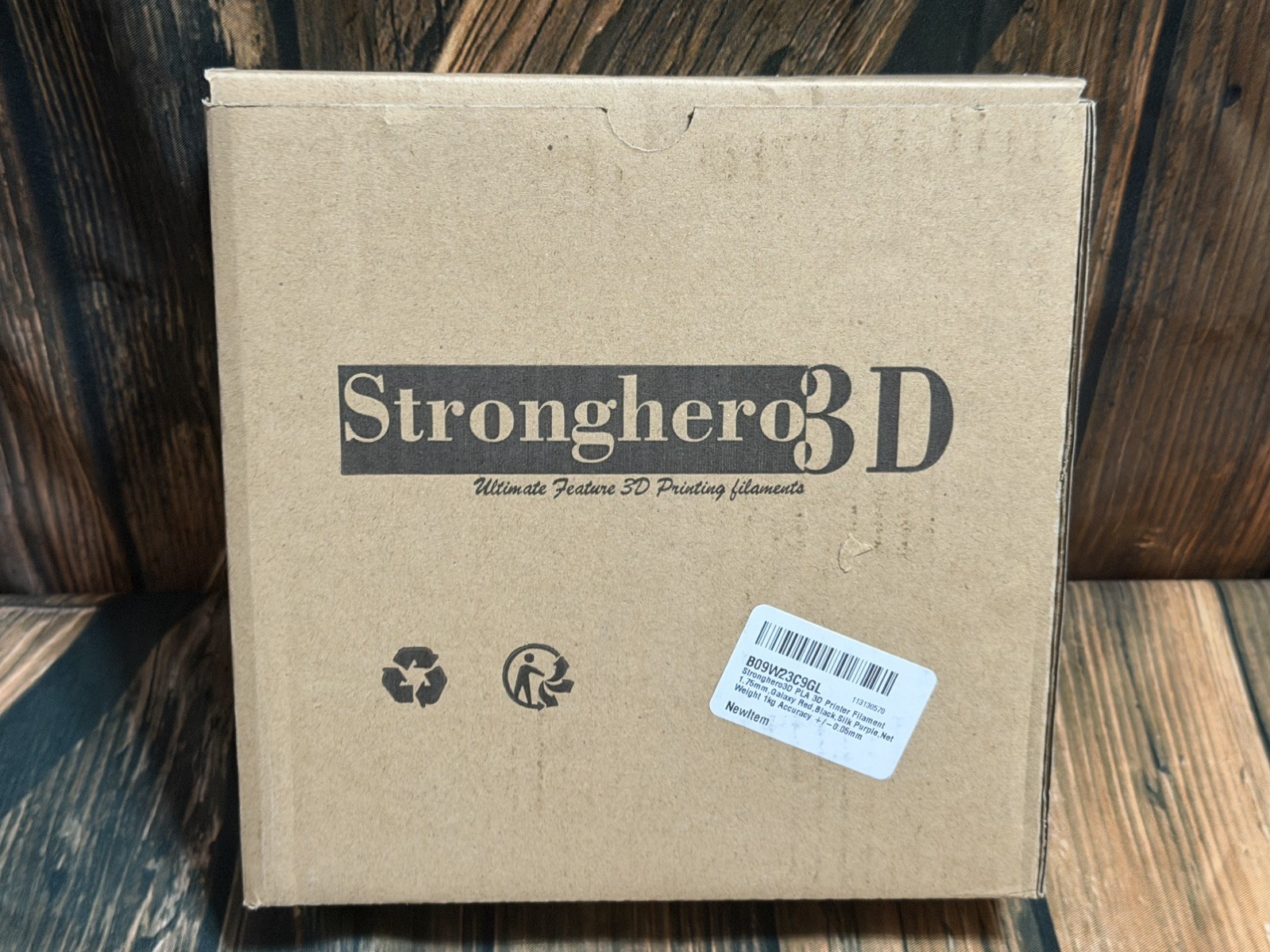 StrongHero 3D filament Black Red Purple PLA 1.75mm New Sealed Printing