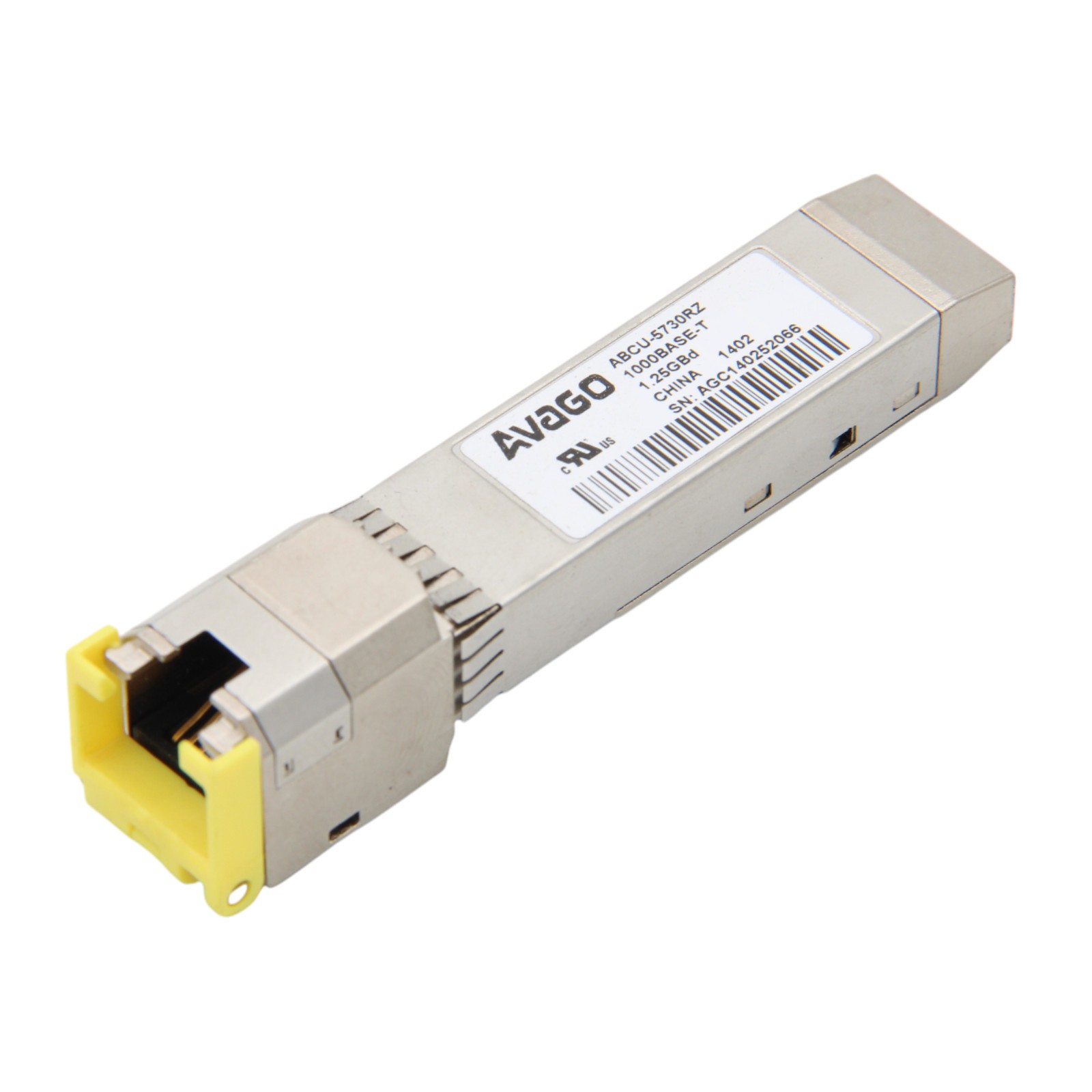 Avago ABCU-5730RZ 1.25GbE RJ-45 Copper Copper SFP Transceiver Module