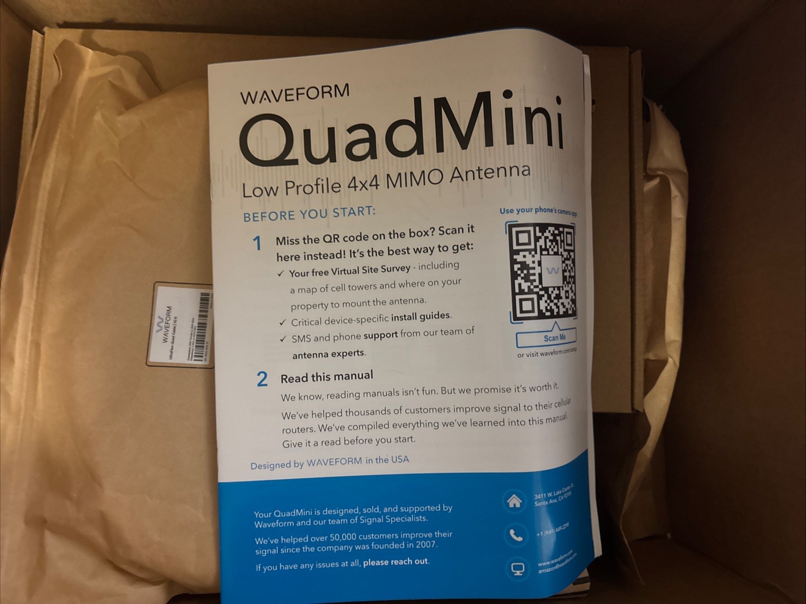 QuadMini: 4x4 MIMO Low-Profile Antenna Kit | External Antenna for 4G/5G Router