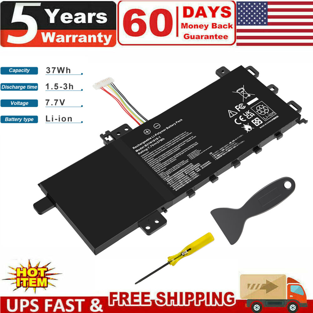 37Wh Battery for Asus X512UF X512FB X512FA X712UA C21N1818 B21N1818-1 