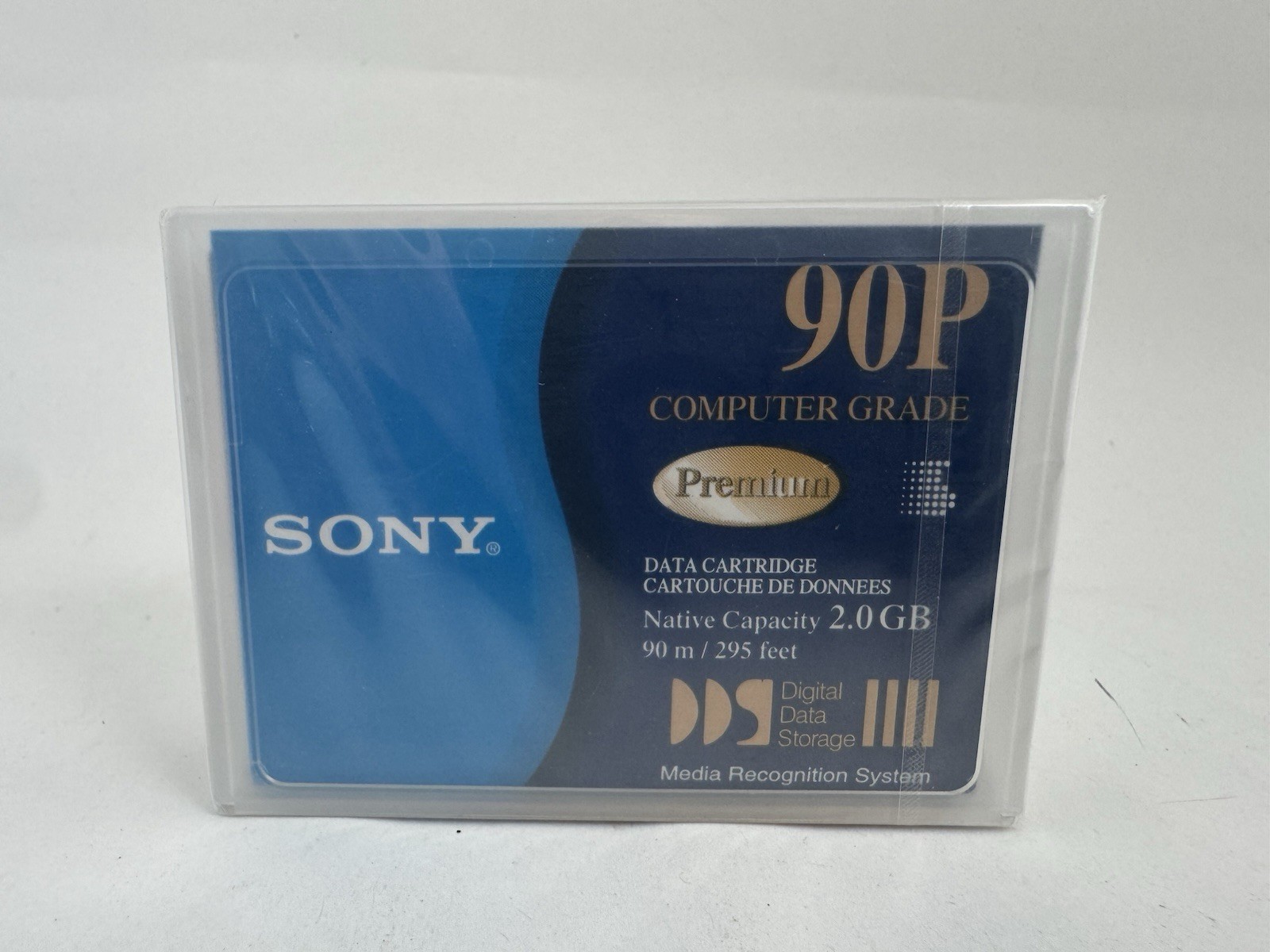 Sony Premium 90P Computer Grade Data Cartridge 2.0 GB New Sealed