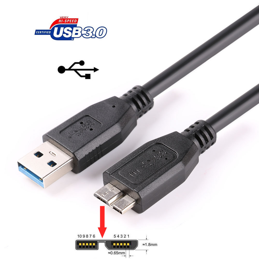USB 3.0 Cable for HGST G-Technology G-Drive Mobile hard Drive 500GB 750GB 1TB