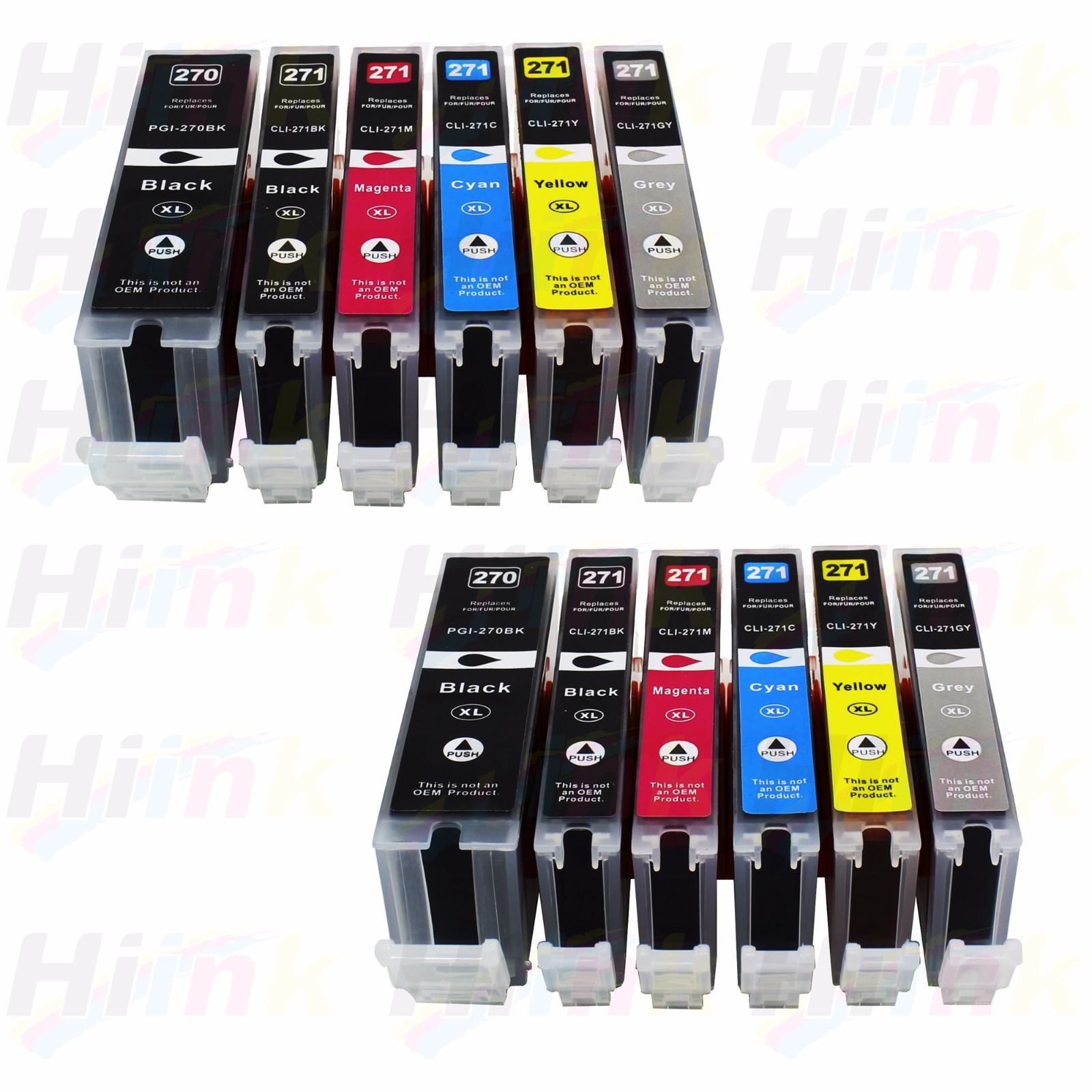 12PK PGI-270 XL CLI-271 XL Ink for Canon PIXMA MG7700 MG7720 TS8020 TS9020