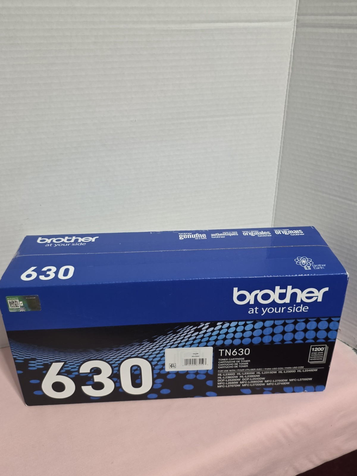 NEW  Genuine Original Brother TN630 TN-630 Black Toner Cartridge Sealed